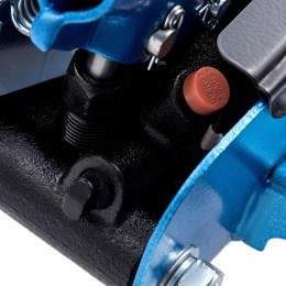 Stels Домкрат гидравлический подкатной, 2 т, h подъема 140-340 мм, в кейсе 51128