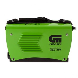 Сибртех Аппарат инверторный дуговой сварки ИДС-250, 250 А, ПВ 80%, диаметр электрода 1.6-5 мм 94378