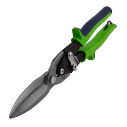 СИБРТЕХ Ножницы по металлу, удлиненные, 285 мм, пряморежущие, двухкомпонентные обрезиненные рукоятки 78339