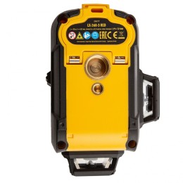 Denzel Лазерный уровень мультипризменный LX 360-3 Red, 30 м, 635 нм, аккумулятор Li 2800 мАч, резьба 5/8" 35077