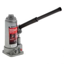 Matrix Домкрат гидравлический бутылочный, 3 т, высота подъема 194-372 мм, в пластиковый кейсе 50752