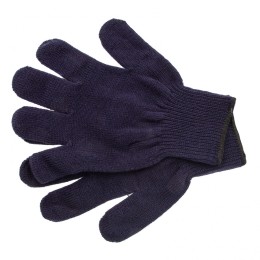 Сибртех Перчатки трикотажные, акрил, синий, оверлок Россия 68655