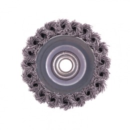 Matrix Щетка для УШМ Heavy Duty, 80 мм, М14, "чашка", крученая проволока 0.5 мм 74670