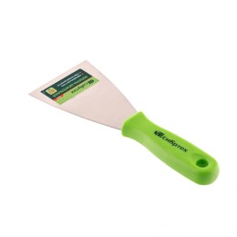 Сибртех Шпательная лопатка из нержавеющей стали, 80 мм, пластмассовая ручка 85547