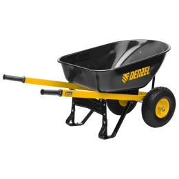 Denzel Тачка строительная, усиленная, объем 140 л, 250 кг, двухколесная, колесо 15х6.00-6 69000