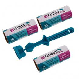 Palisad Набор: чистящий ролик для одежды с двумя сменными блоками, 20 слоев, Home 931055