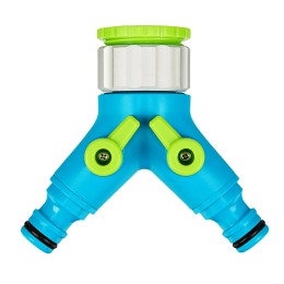 Palisad Разветвитель двухканальный с внутренней резьбой 3/4-1, с переключателем 65774