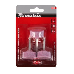 Matrix Шарошка абразивная, диск, 32 x 12 x 6 мм, F46, 3 шт 76011