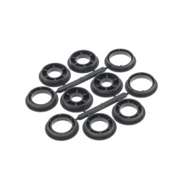 Matrix Щетка для точила, 175 мм, посадка 32 мм, плоская, латунированная витая проволока 74661