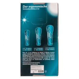 Gross Набор отверток 6 шт, S2, трехкомпонентная рукоятка 12164