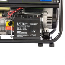 Сибртех Генератор бензиновый БС-6500Э, 5.5 кВт, 230В, четырехтактный, 25 л, электростартер 94548