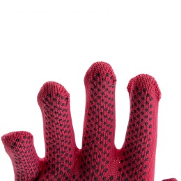 Palisad Перчатки в наборе, цвета: зеленый, розовая фуксия, желтый, синий, оранжевый, ПВХ точка, L, Россия 67854