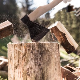 Сибртех Топор кованный, в сборе, 890/1200 г, деревянное топорище, 500 мм, АО, (Ижевск) Россия 21663