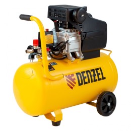 Denzel Компрессор воздушный, прямой привод DC1500/50, 1.5 кВт, 50 литров, 220 л/мин 58161