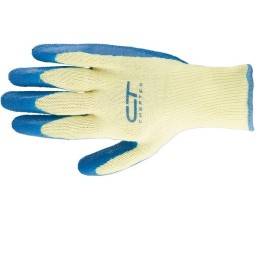 Сибртех Перчатки трикотажные, полиэфирные, латексное рельефное покрытие, L 67752