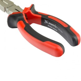 Matrix Длинногубцы изогнутые Nickel, 160 мм, никелированные, двухкомпонентные рукоятки 17420