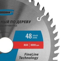 Gross Пильный диск по дереву 200 x 32/30 x 48Т 73324