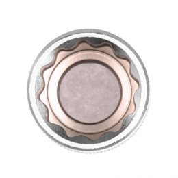 Stels Головка торцевая, 19 мм, двенадцатигранная, CrV, под квадрат 1/2, хромированная 13665