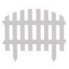Забор декоративный Винтаж, 28 х 300 см, белый, Россия, Palisad 65011