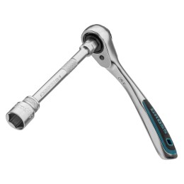 Gross Набор торцевых головок, трещотка 120 зубьев, 1/4", CrV, 12 предметов 14141