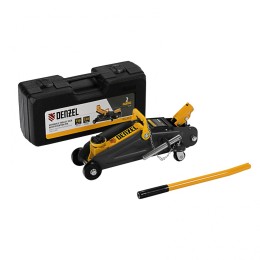 Denzel Домкрат гидравлический подкатной с фиксатором, 2 т, 130-330 мм, в кейсе 51154