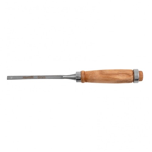 Долото-стамеска 6 мм, деревянная рукоятка// Sparta 242415