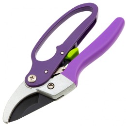 Palisad Секатор прямого реза, 200 мм, храповой механизм, металлические обрезиненные рукоятки, 60488