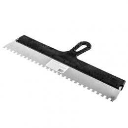 Sparta Шпатель из нержавеющей стали, 450 мм, зуб 8 х 8 мм, пластмассовая ручка 85146