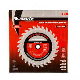 Matrix Пильный диск по дереву, 160 х 20 мм, 48 зуба, кольцо 16/20 Professional73212