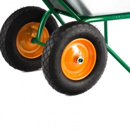 Palisad Тачка садово-строительная, 2-х колесная, усиленная, грузоподьемность 320 кг, обьем 100 л 68937