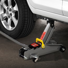 Matrix Домкрат гидравлический подкатной, 2 т, высота подъема 135-385 мм, в пластиковый кейсе 51028