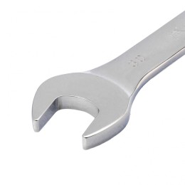 Matrix Ключ комбинированный трещоточный, 30 мм, CrV, шарнирный, зеркальный хром 14899