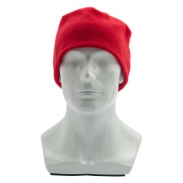Сибртех Шапка из флиса для взрослых, размер 58-59, красная 68811