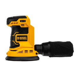 Denzel Машина шлифовальная эксцентриковая аккумуляторная COS-125-0, 18В Li-Ion 28471