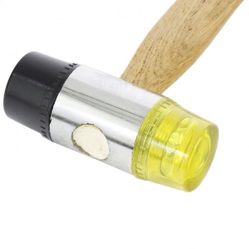 Молоток рихтовочный, бойки 35 мм, комбинированная головка, деревянная ручка Sparta 108305