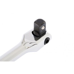 Matrix Вороток однорычажный, 380 мм, с квадратом 1/2 на шарнире, CrV, хромированный 14066