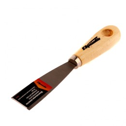 Sparta Шпательная лопатка из углеродистой стали, 30 мм, деревянная ручка 852035