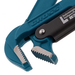 Gross Ключ трубный рычажный 1, №1, цельнокованый, CrV, тип "L" 15601