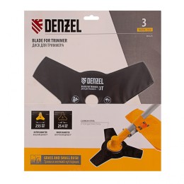 Denzel Диск для триммера, 255 х 25.4 мм, толщина 1.6 мм, 3 лезвия 96325