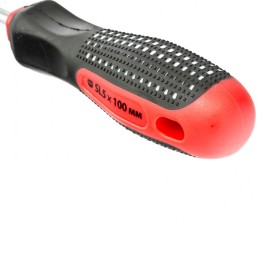 Matrix Отвертка Fusion, SL5 х 100 мм, CrV, трехкомпонентная рукоятка "Anti slip" 11419