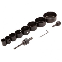 Matrix Набор кольцевых пил по дереву, 19-64 мм, 11 предметов 70473