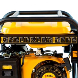 Denzel Генератор бензиновый PS 25, 2.5 кВт, 230 В, 15 л, ручной стартер 946814