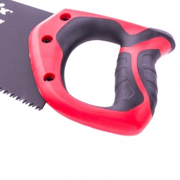 Matrix Ножовка по дереву, 500 мм, 7-8 TPI, зуб-3D, каленый зуб, тефлоновое покрытие полотна, двухкомпонентная рукоятка 23551