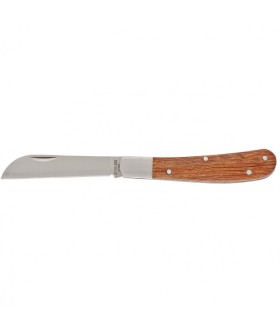Palisad Нож садовый складной, прямое лезвие, 173 мм, деревянная рукоятка, 79003