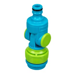 Palisad Адаптер штуцерный, шарнирный, с переключателем, 1/2-1'', 65781