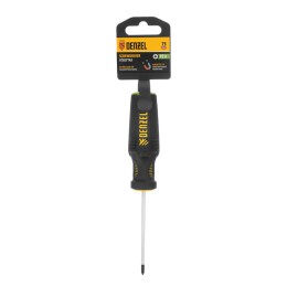 Denzel Отвертка PZ0x75 мм, CrV, трехкомпонентная рукоятка 12203