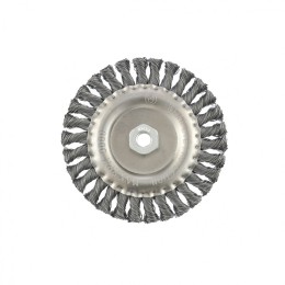 Matrix Щетка для УШМ 150 мм, М14, плоская, крученая проволока 0.5 мм 74641