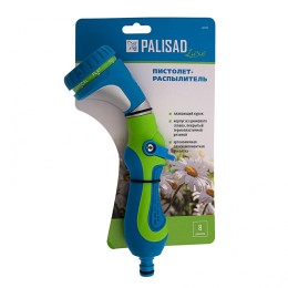 Palisad Пистолет-распылитель, 8 режимов полива, эргономичная рукоятка Luxe65171