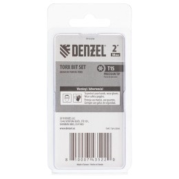 Denzel Бита T15x50, 5 шт.// 7711319