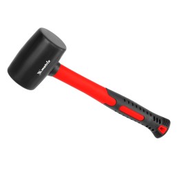 Matrix Киянка резиновая, 450 г, черная резина, фибергласовая рукоятка 11185